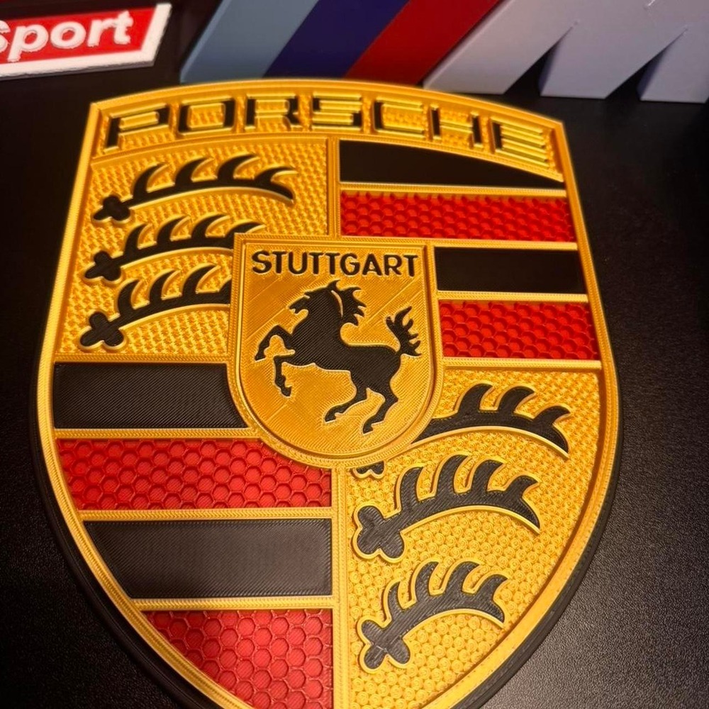 Porsche Crest Wall Art